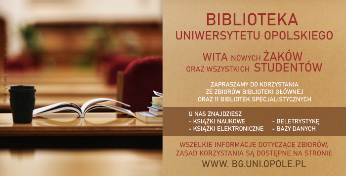 Biblioteka UO wita studentów